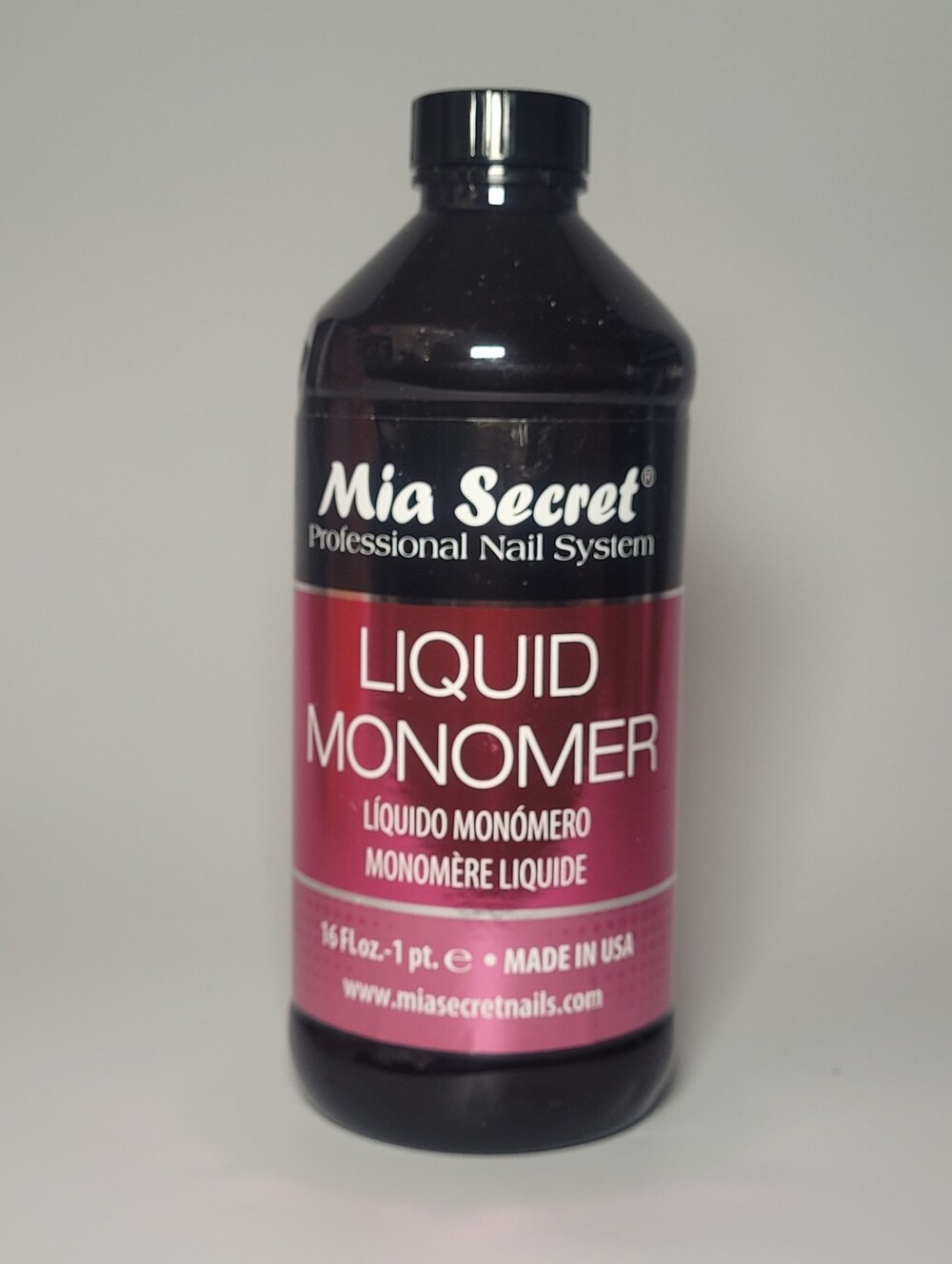 Mia Secret 16 OZ Liquid Monomer Professional Acrylic Nail System MADE IN USA NEW